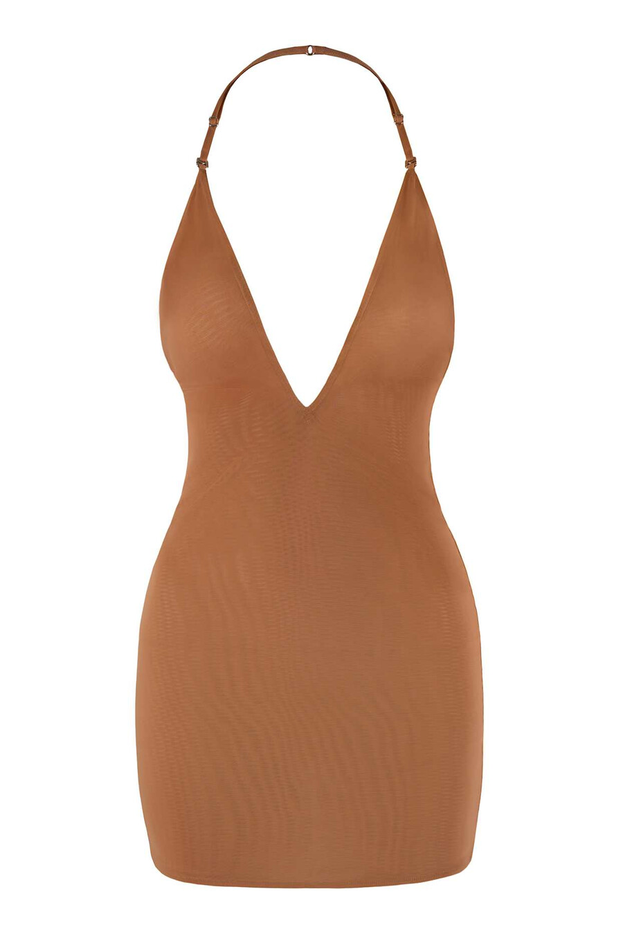 sukienka mini intimates soft mesh multiway w kolorze miodowym